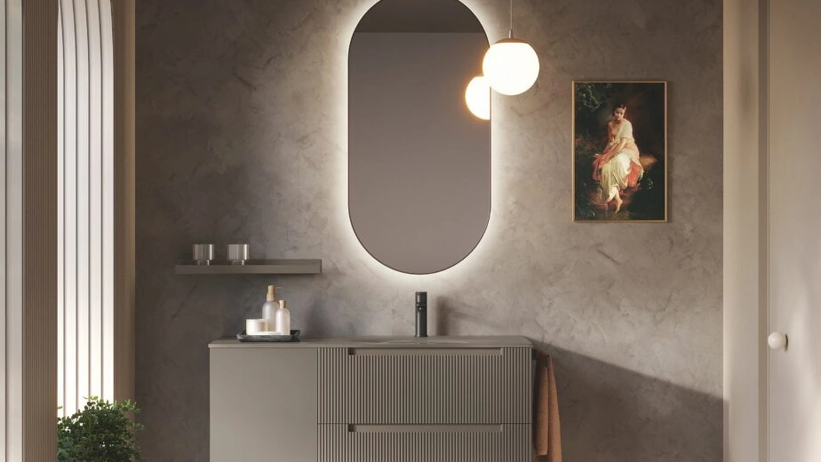 Mobile da Bagno sospeso Armonia 03 di RCR