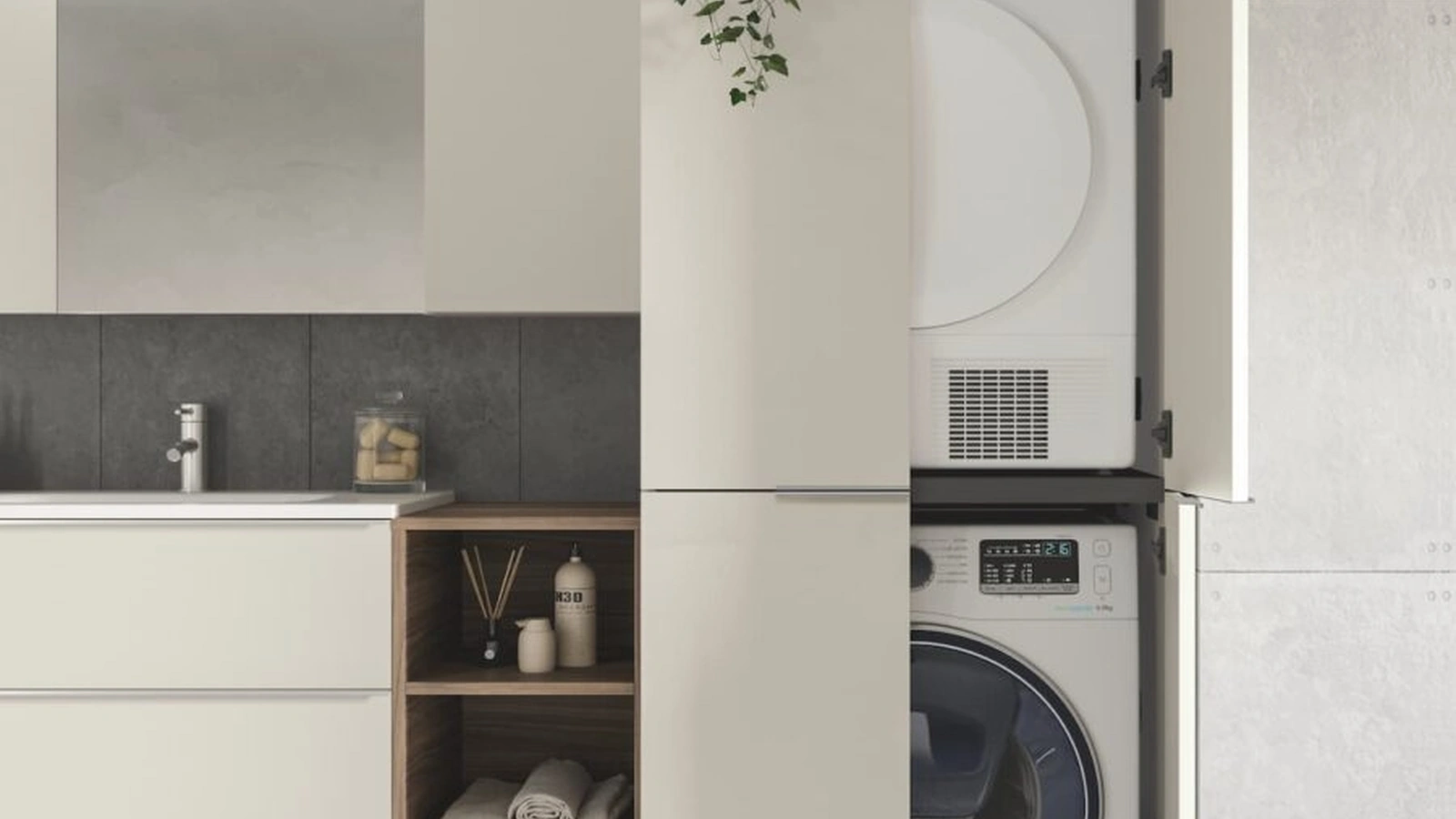 Mobile da Bagno per lavanderia Fast 13 di RCR
