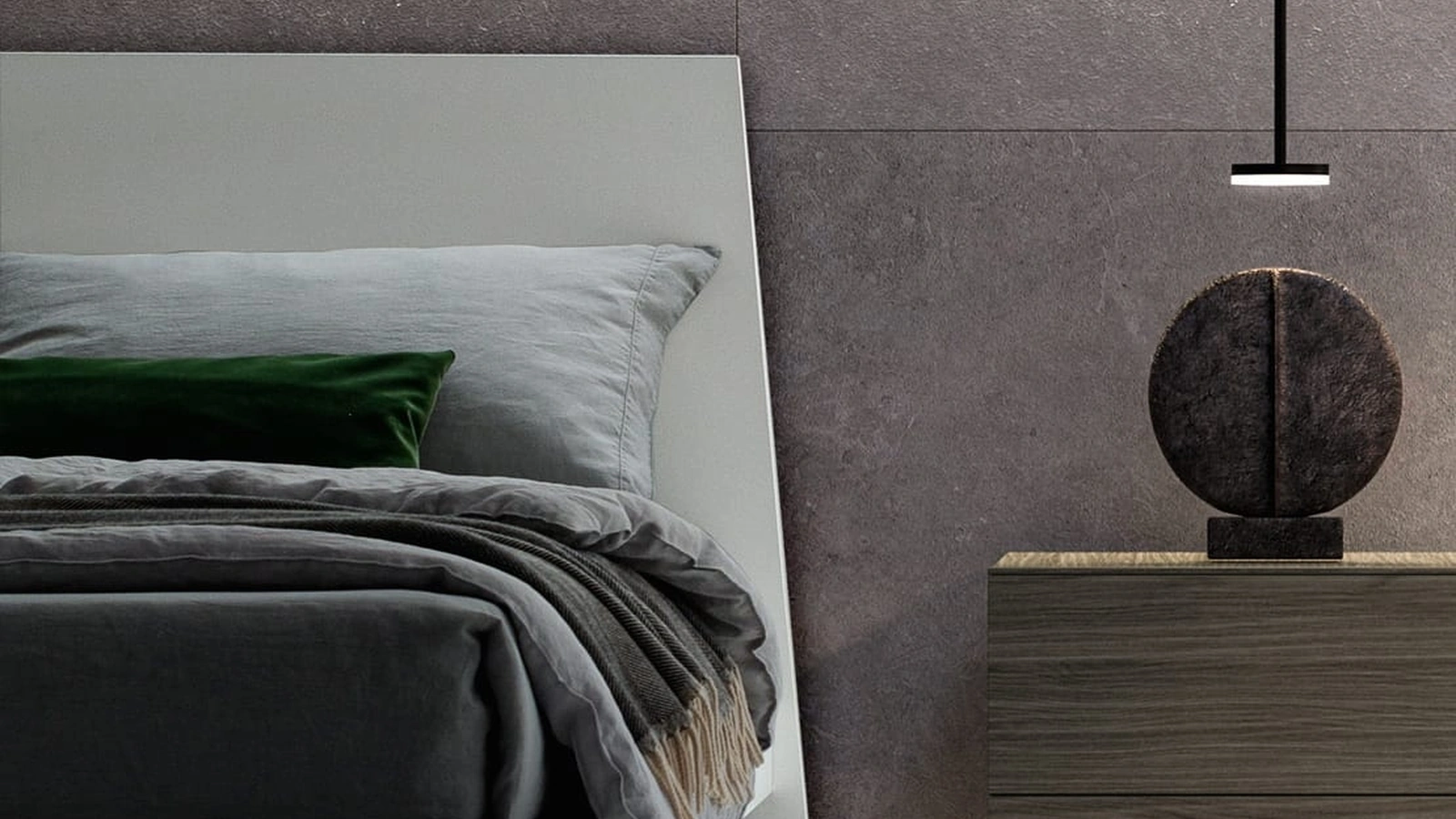 Letto con testiera Levante di SantaLucia