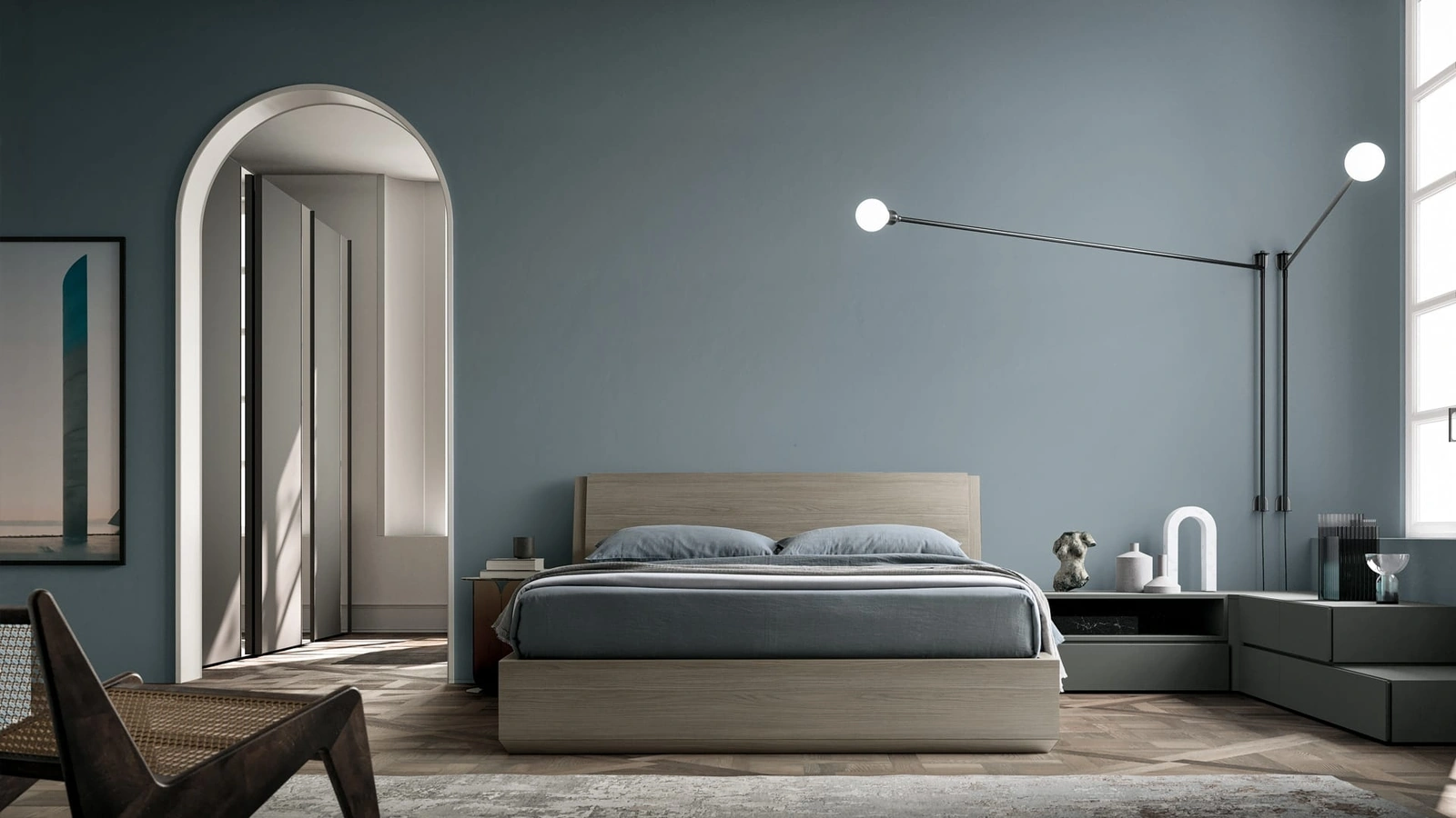Letto Tod con box contenitore di SantaLucia