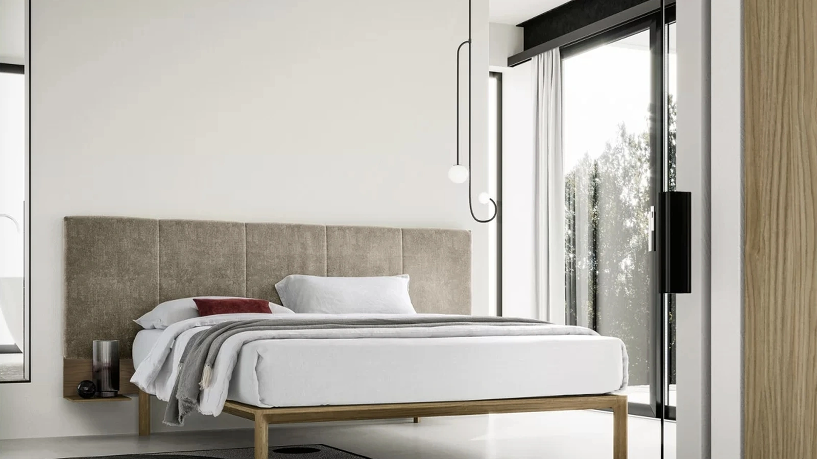 Letto moderno Zefiro di SantaLucia