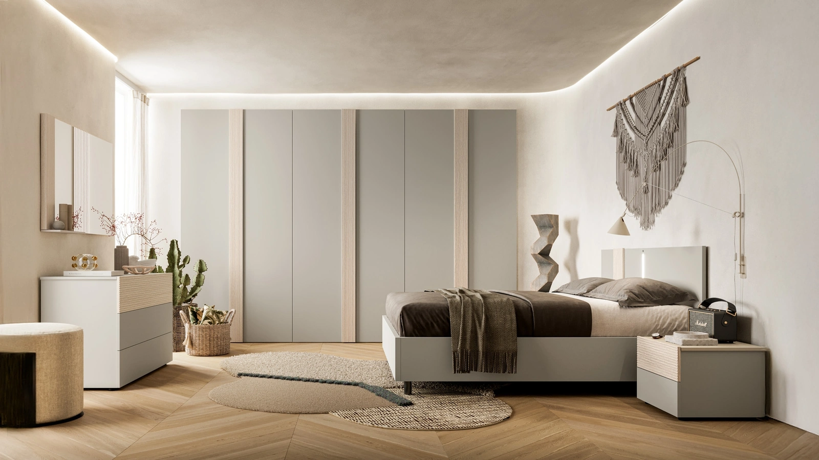 Letto con testiera Zoom di SantaLucia