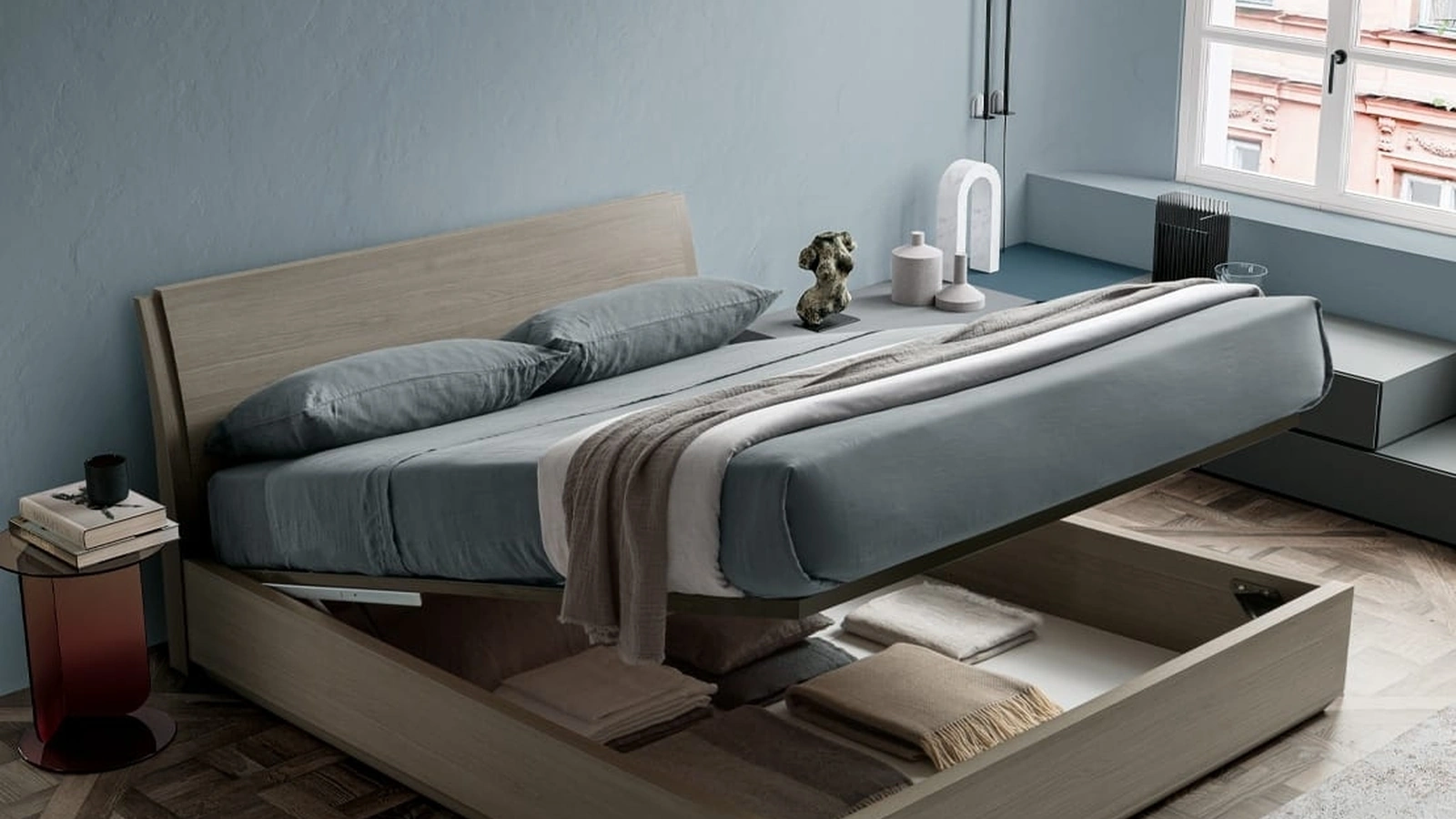 Letto Tod con box contenitore di SantaLucia