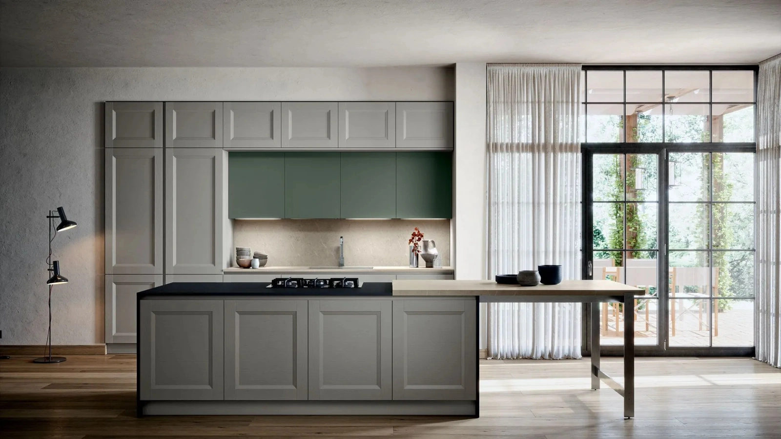 Cucina Classica con isola Asia 04 di Forma Cucine