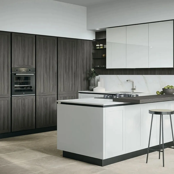 Cucina Classica con penisola River 01 di Forma Cucine