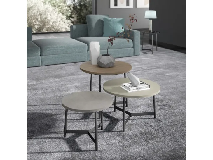 Tavolino moderno Milord Low di Maconi