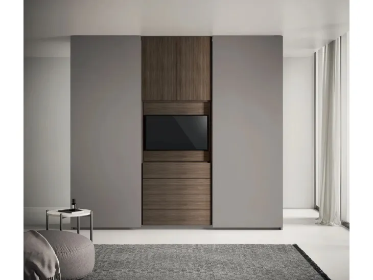 Armadio con ante scorrevoli Plana di Dielle Modus