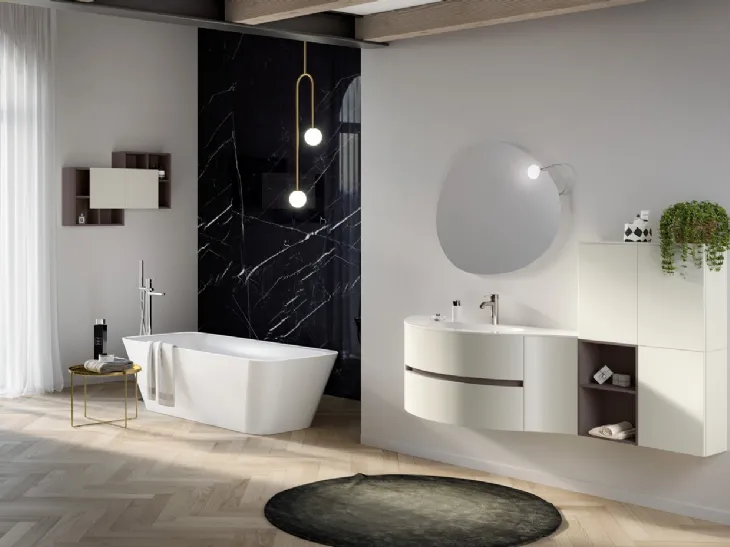 Mobile da Bagno sospeso in laccato Airy 19 di RCR