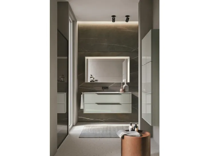 Mobile da Bagno sospeso laccato lucido Panorama 07 di RCR