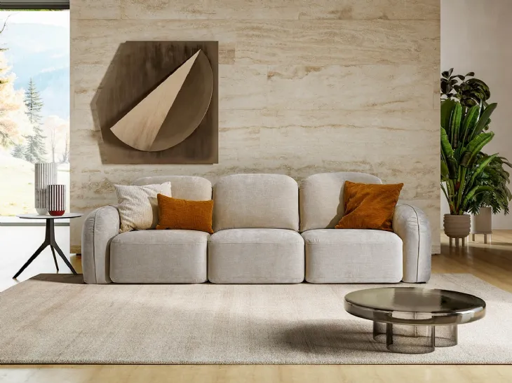 Divano lineare con sedute allungabili Susa di Le Comfort