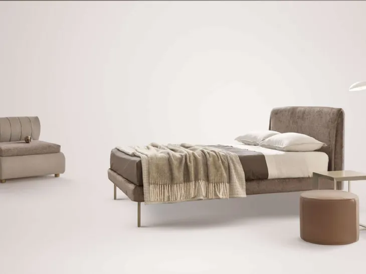 Letto imbottito Nadir di Rosini Night