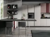 Hilary in Rovere Bianco Rosa Antico e Grafite