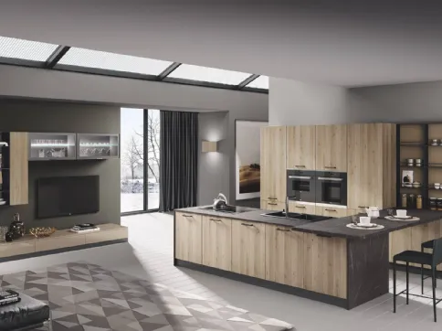 POP Rovere Corteccia e Tortora Lucida