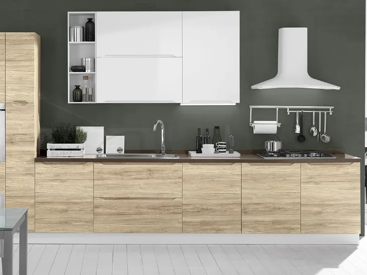 Cucina in linea Carima di EVo Cucine
